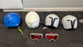 Lyziarske prilby a okuliare