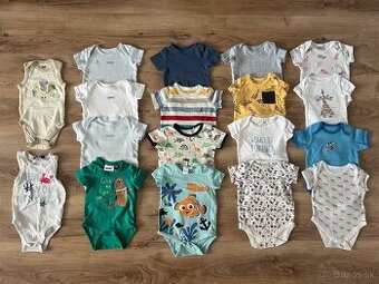 Body s krátkym rukávom 6-9 mesiacov