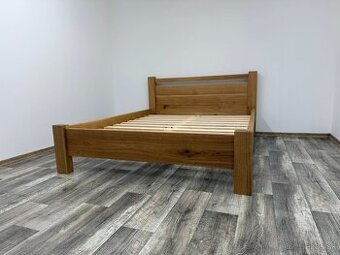 Dubová manželská posteľ 160x200 cm