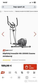 Elipticky trenažér