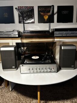 Gramofon Dual HS141 s reproduktormi Grundig M300