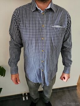 Pánska kockovaná košeľa XL