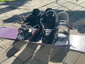 Snowboardový komplet s topánkami
