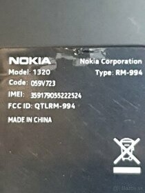 Doska + ostatné Nokia 1320 (RM-994)