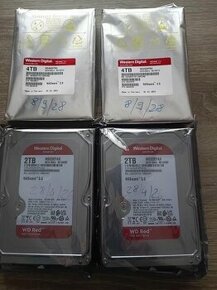 4 / 2 TB Western Digital Red/ Red™ Pro - nepouzite - 1