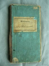 Pracovná knižka - Arbeitsbuch 1890 - 1