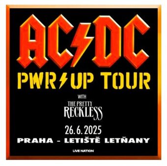 AC-DC Praha 2025 vstupenky pod pódiom