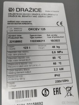 DRAŽICE OKCEV 125 - 1