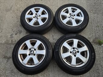 Hliníkové disky 4x108 + letné pneu 195/65r15