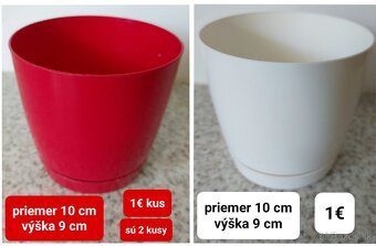 Predám kvetináče
