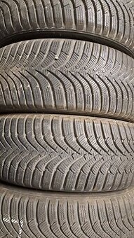 Predám 4ks jazdené zimne 205/55r16-91H Hankook