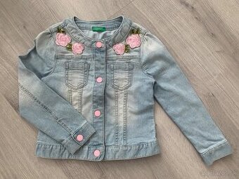 Detská jeansová bunda zn. United Colors of Benetton veľ. 120
