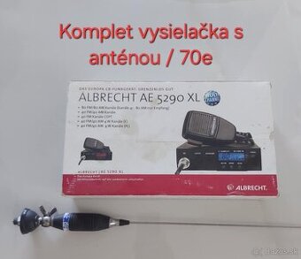 Vysielačka ALBRECHT AE5290XL s anténou MIDLAND