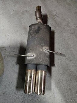 Športový tlmič výfuku nerezový