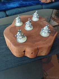 Drevený   svietnik z čerešne