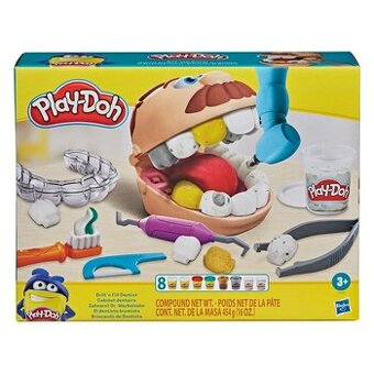 Play-Doh sada Zubár (Drill 'N Fill) – kompletná