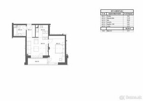 Moderný 2-izbový byt v novostavbe WEST III.etapa Bytový dom 