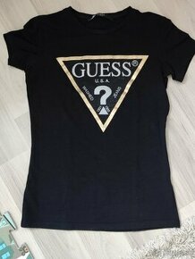 Čierne tričko Guess
