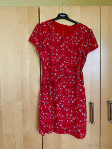 Dámske červené šaty calliope č.XL