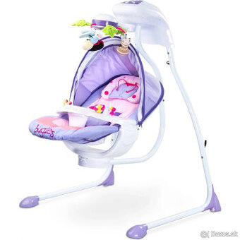 CARETERO Detská hojdačka Bugies purple