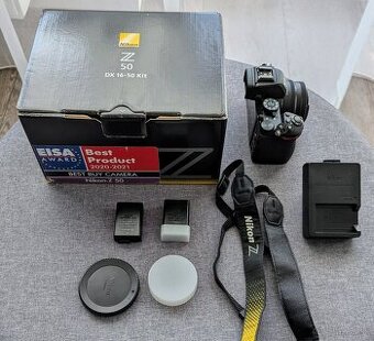 Nikon Z50 + kit objektív 16–50 mm