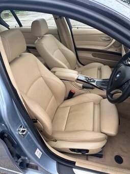 Hnedý športový kožený s výhrevom BMW E90