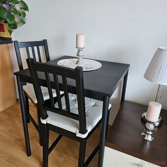 Stôl + 2 stoličky Ikea - 1