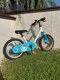 Detský bicykel 14-palcov 3 až 5 rokov biely