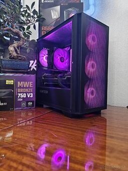 ⭐|Herný PC- R5 5600X, 6750XT, 32GB RAM, 2TB NVme, 750W psu