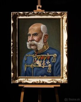 Portrét František Jozef I. - tradičná olejomaľba