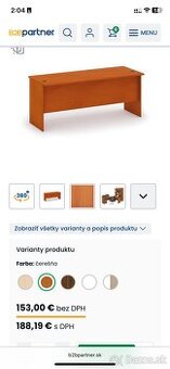 Kancelársky/pisaci stôl