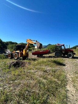 Zemné a výkopové práce – traktorbagrom a minibagrom