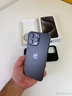 Predam vymenim Iphone 15 Pro Max 256GB čierny