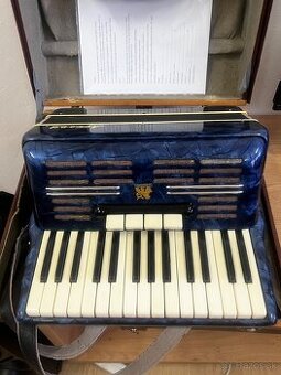 🎶 Predám Akordeón Accord - Krásny Modrý Dizajn 🎶