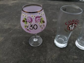 Predám sklenené poháre