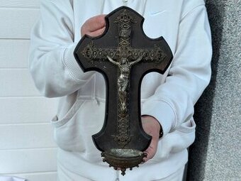 Nádherná zdobená velká starožitná kropenka kol.1870