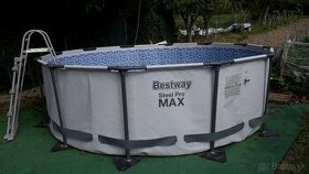 Bazén - Bestway. Nadzemný, Steel Pro MAX s filtráciou, s