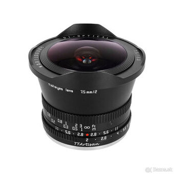 Predám TTARTISAN 7,5 mm f/2 Fisheye pre Fujifilm X