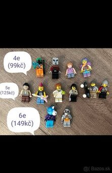 Lego minifigúrky rôzne