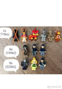 Lego minifigúrky rôzne