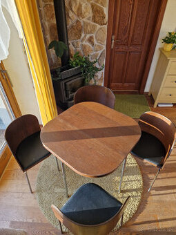 IKEA FUSION jedálenský set – stôl + 4 stoličky