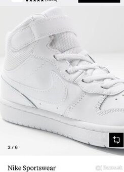 Nike tenisky biele kotnikove nove 30
