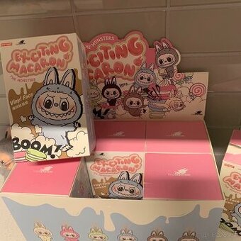 Labubu 4 mystery boxes macaron