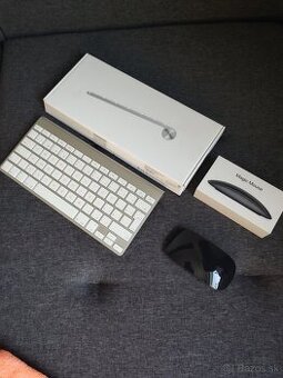 Myš Apple Magic Mouse - čierna a Apple Wireless Keyboard 2nd