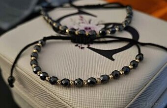 Náramok Onyx+zlato
