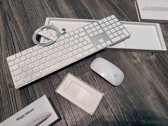 Apple Keyboard SK klávesnica + Magic Mouse