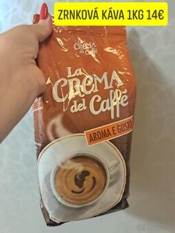 Crema zrnková káva