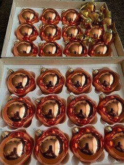 sklenené vianočné gule - 1