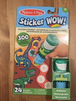 Melissa & Doug sticker wow nálepky dinosaury