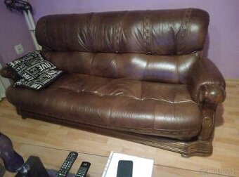 Kožená sedacia súprava